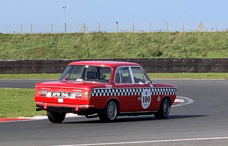 Tom at Snetterton with the new legs