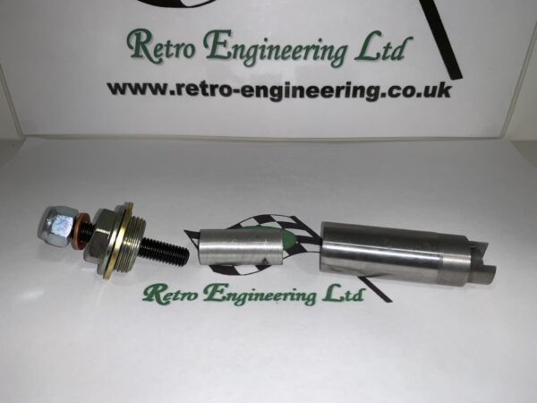 Adjustable timing chain tensioner set