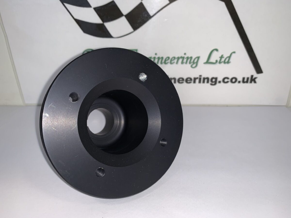 Alloy front crankshaft pulley – Retro Engineering