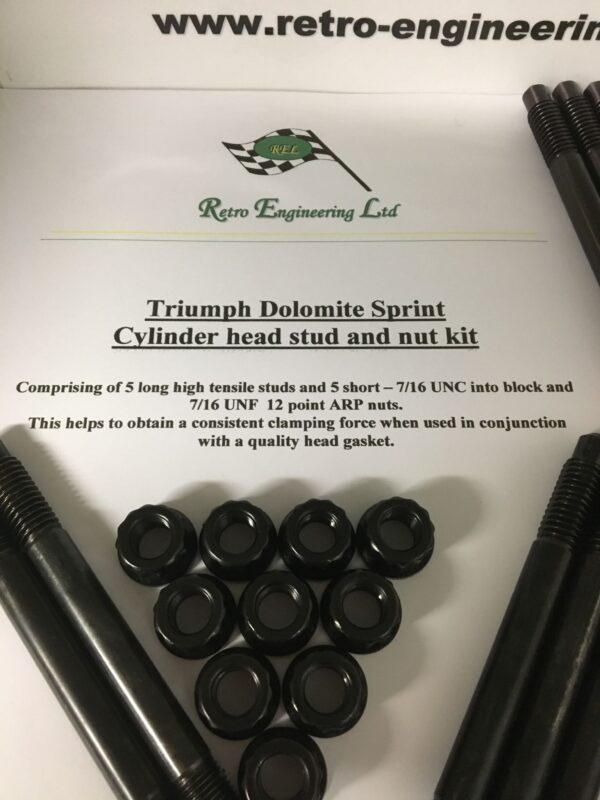 Cylinder Head Stud & Nut Kit - Image 2