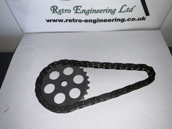 M3 oil pump sprocket and chain conversion kit