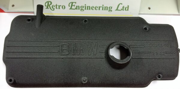 Powder coated wrinkle finish rocker cover