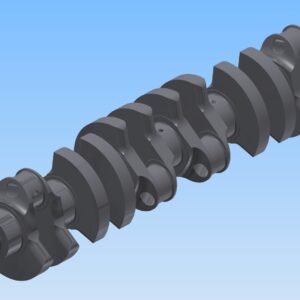 Steel crankshaft