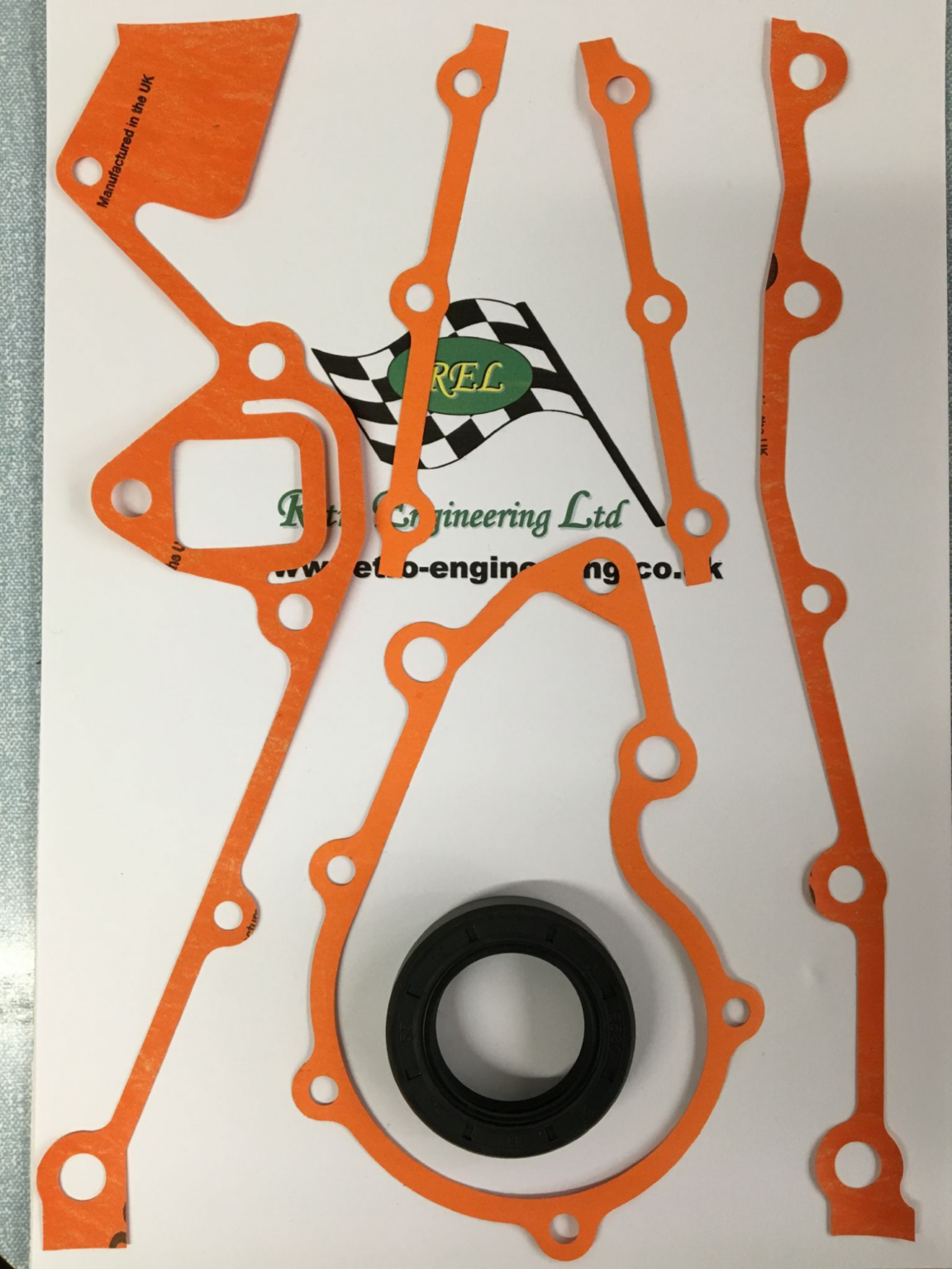 Timing chain cover gasket and seal set Retro Engineering
